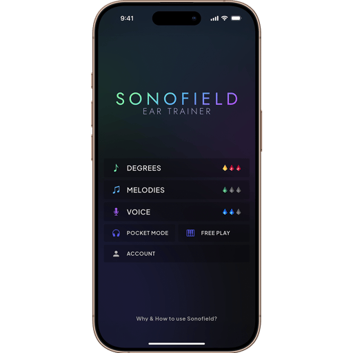 Sonofield Ear Trainer app screenshot